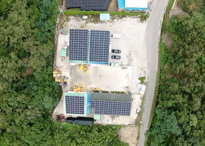 충북 영동 사과망태기태양광 - 98.8kw