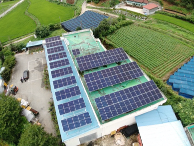충남 공주 왕축밤태양광 - 74.75kw