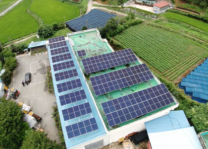 충남 공주 왕축밤태양광 - 74.75kw